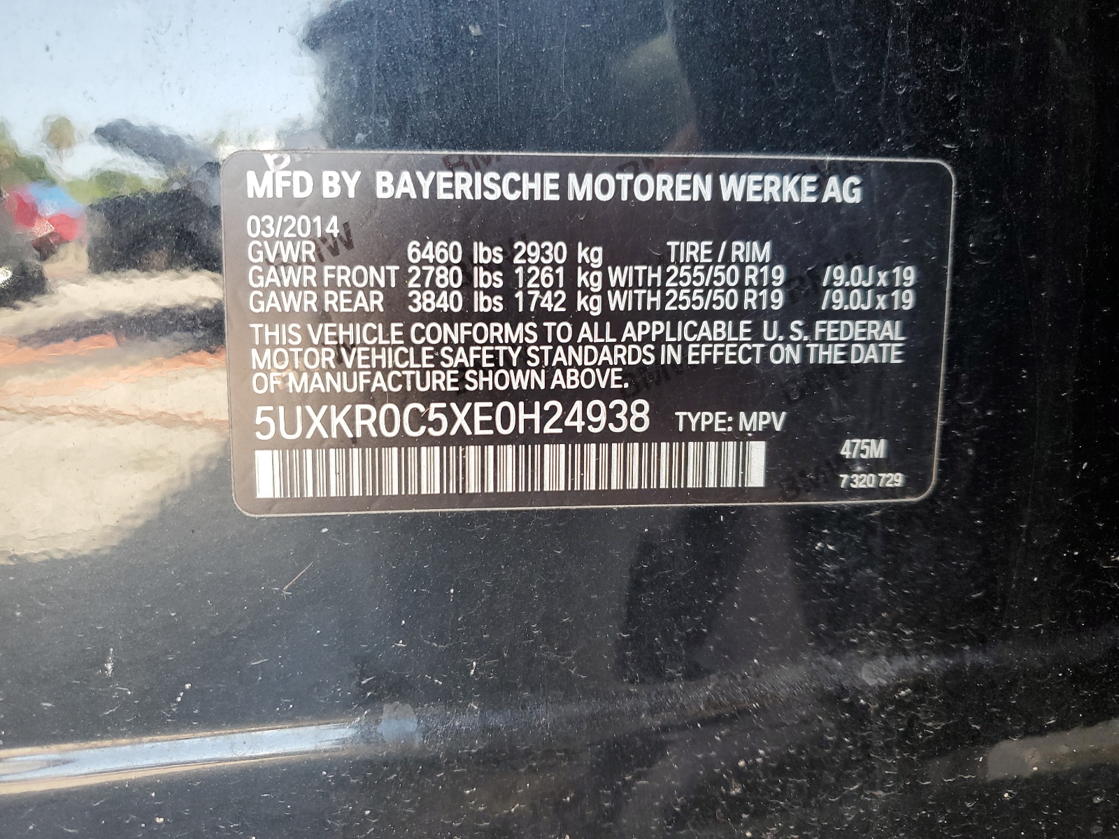5UXKR0C5XE0H24938 2014 BMW X5 xDrive35I