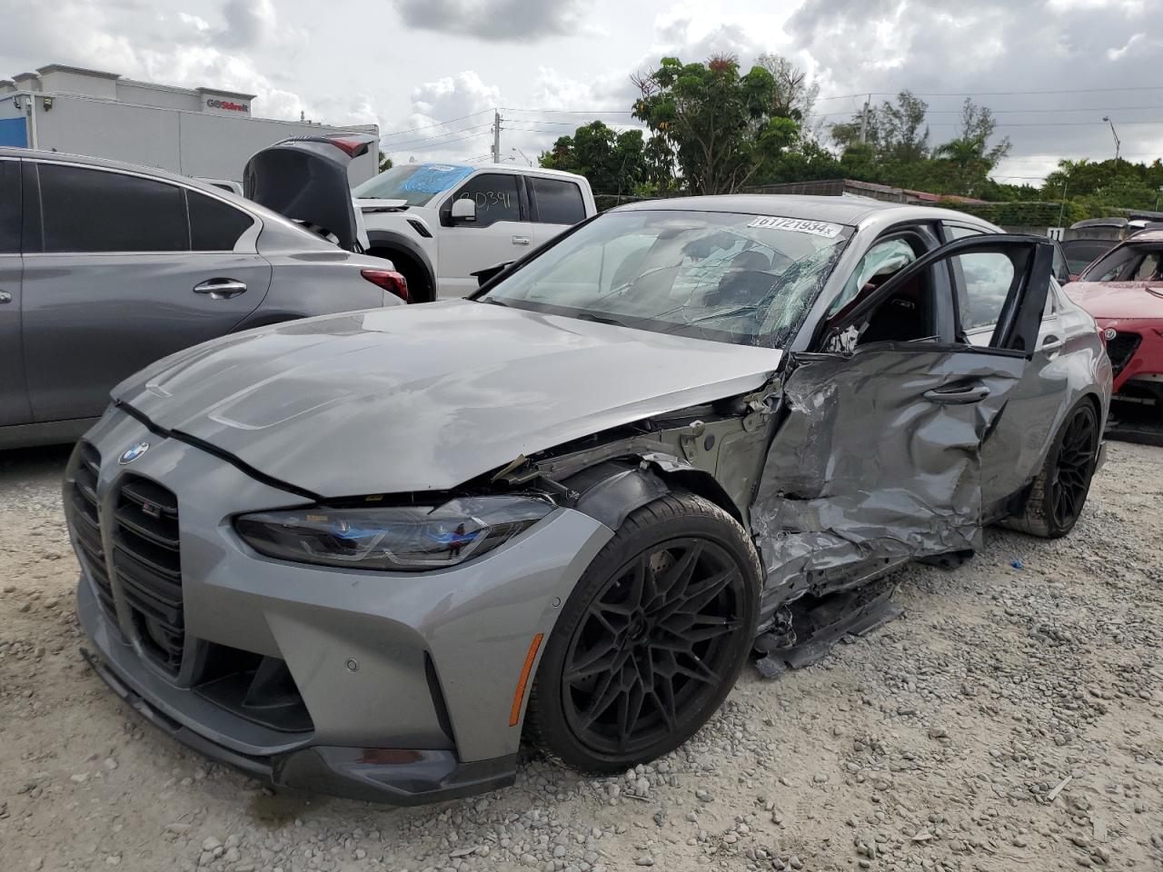 2024 BMW M3 Competition VIN: WBS43AY07RFS51720 Lot: 61721934