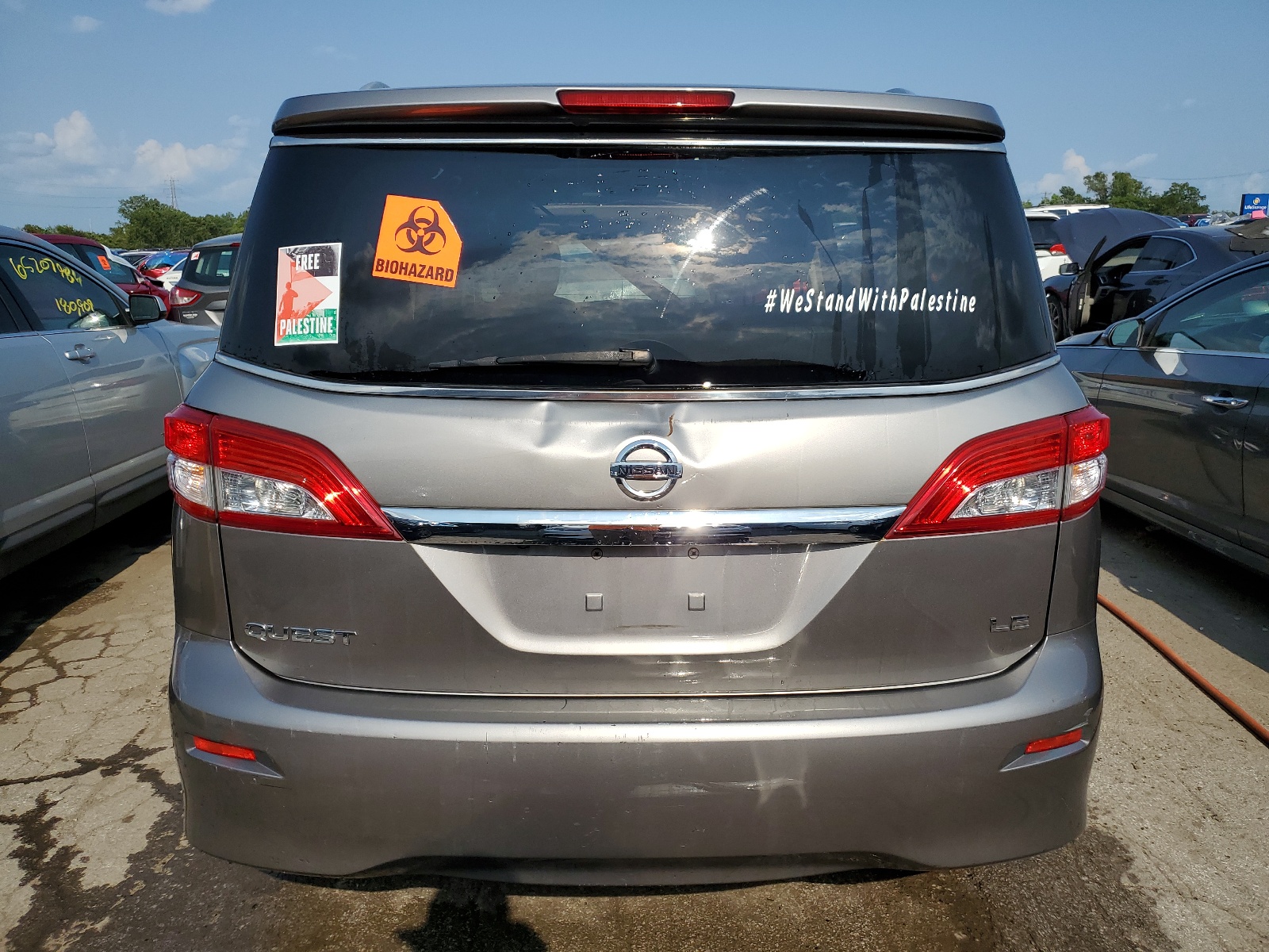 JN8AE2KP1C9033492 2012 Nissan Quest S