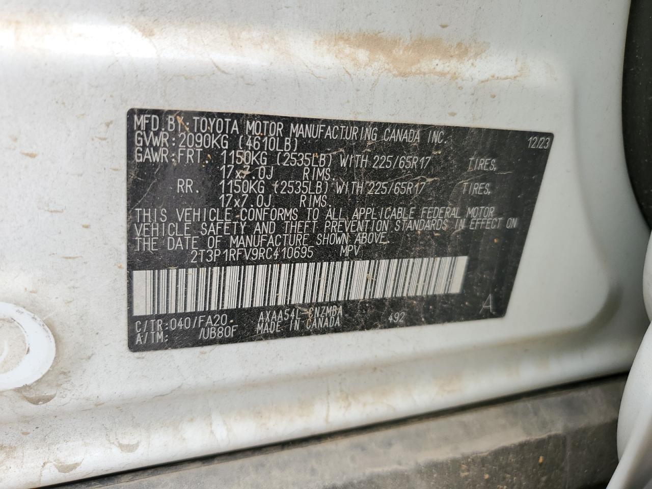 2T3P1RFV9RC410695 2024 TOYOTA RAV 4 - Image 13