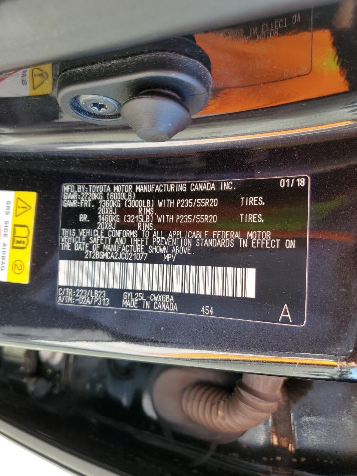 2018 Lexus Rx 450H Base VIN: 2T2BGMCA2JC021077 Lot: 64907704