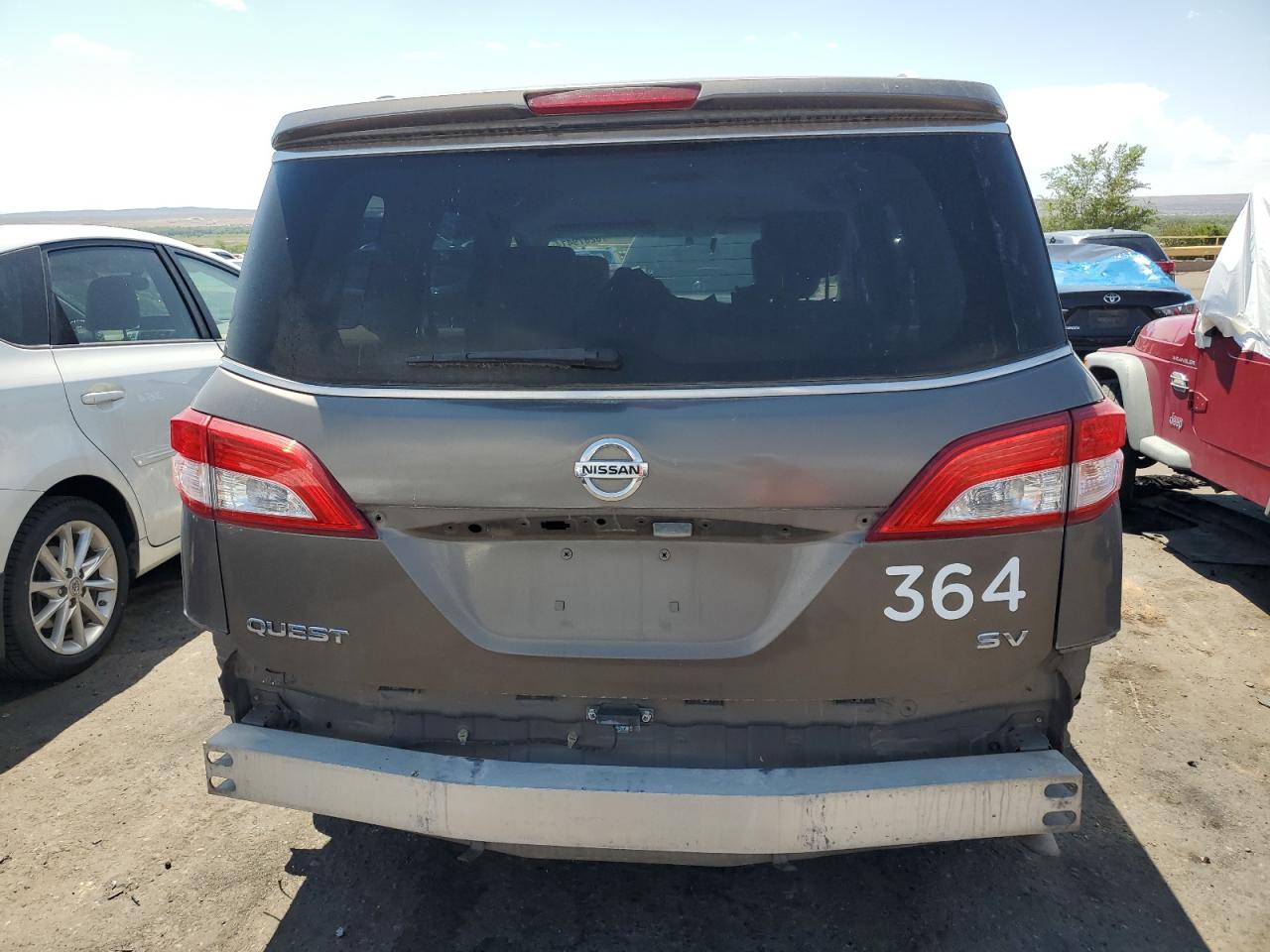 2017 Nissan Quest S VIN: JN8AE2KP5H9168630 Lot: 62879414