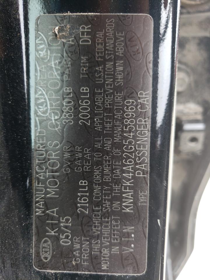 2016 Kia Forte Lx VIN: KNAFK4A62G5458969 Lot: 62593714