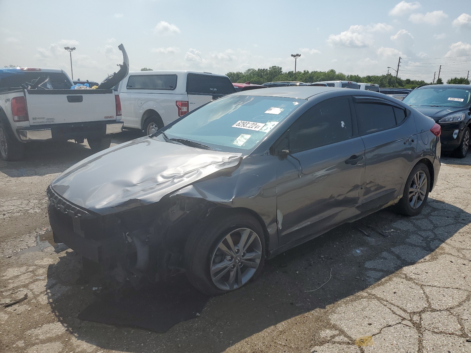 2018 Hyundai Elantra Sel vin: 5NPD84LF1JH297964