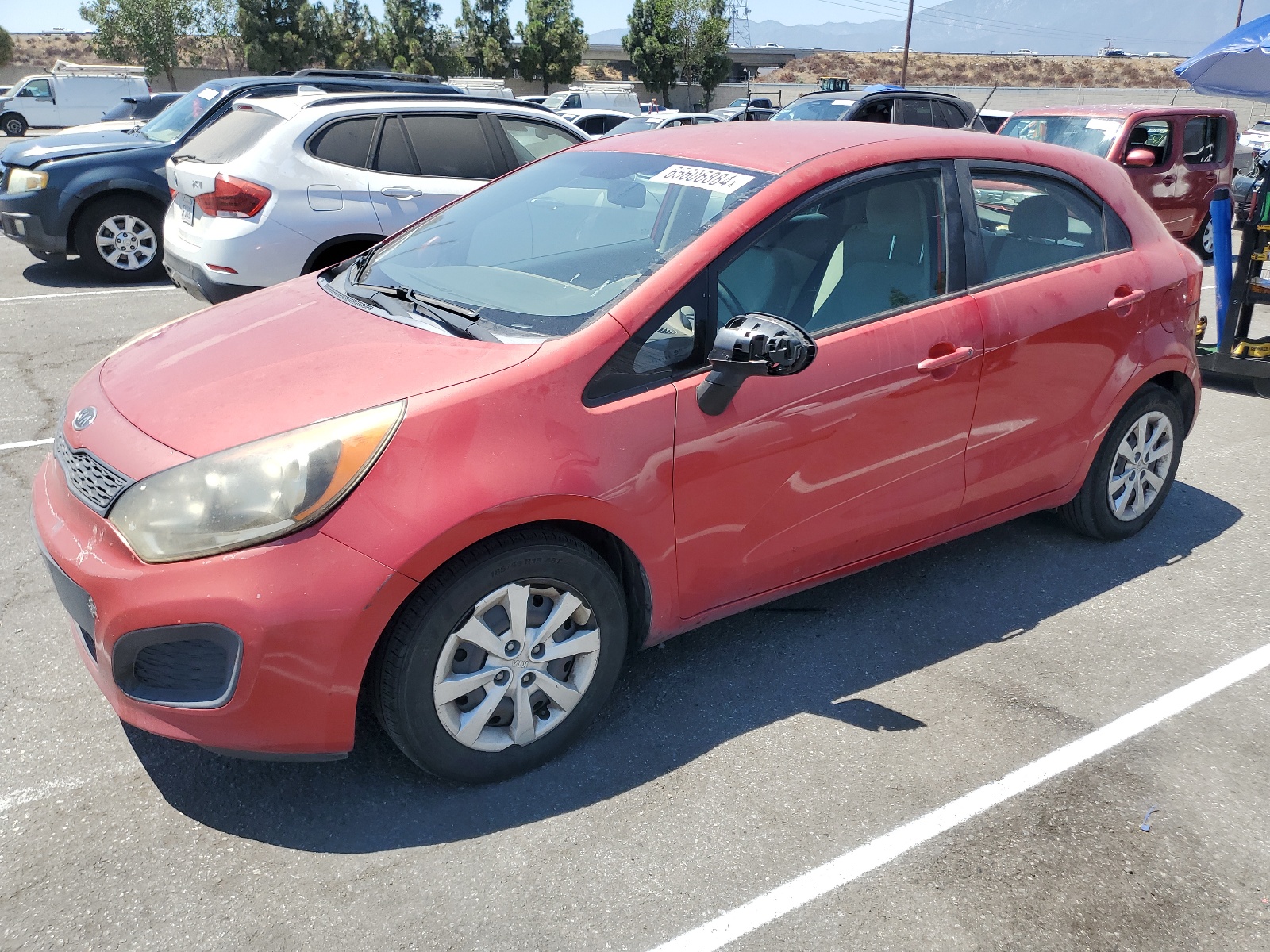 2013 Kia Rio Lx vin: KNADM5A35D6111073