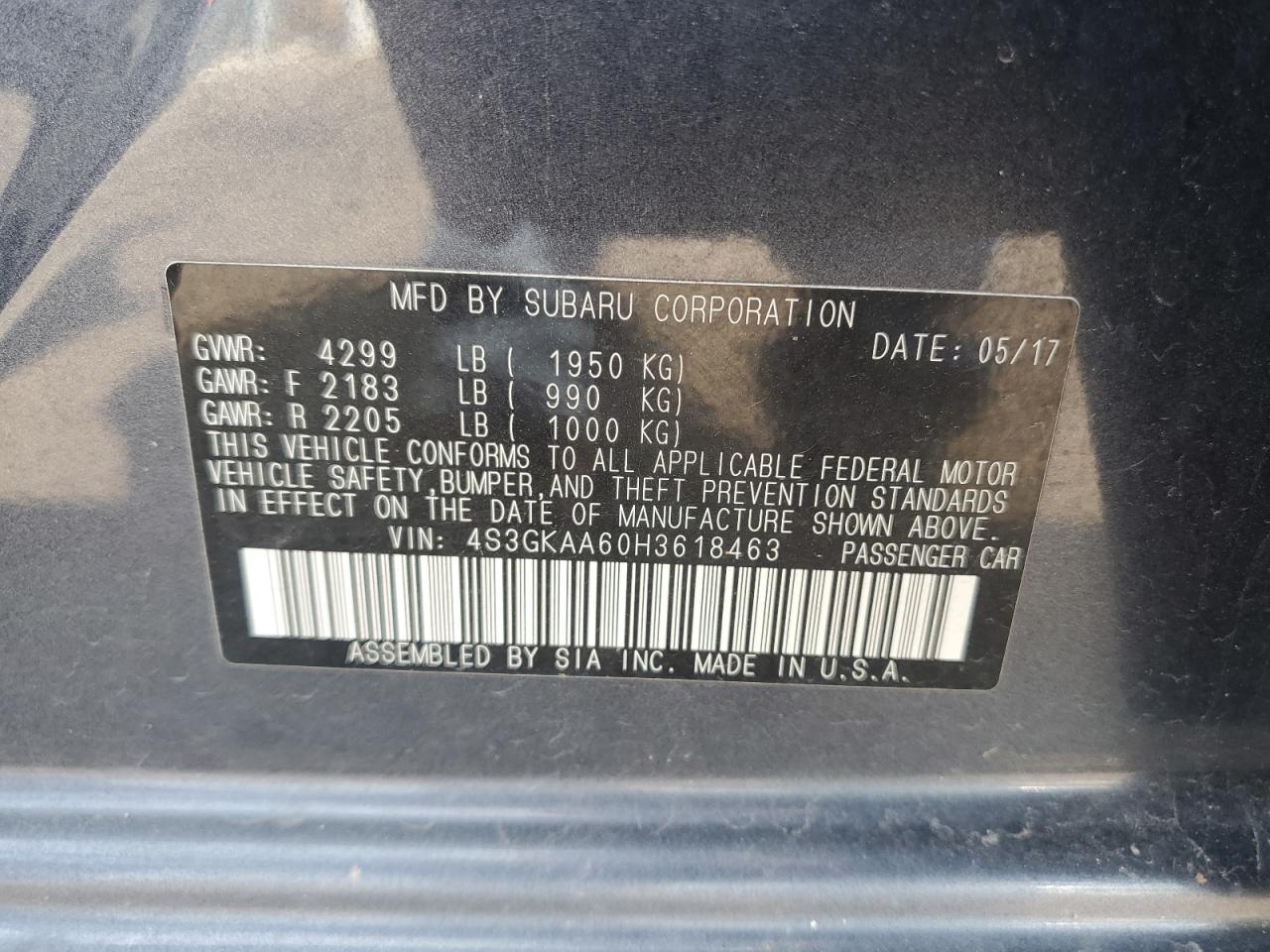 2017 Subaru Impreza - Image 12