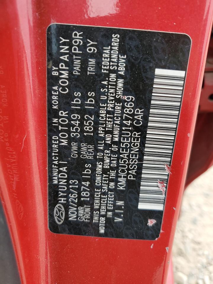 2014 Hyundai Accent Gls VIN: KMHCU5AE5EU147869 Lot: 63865574