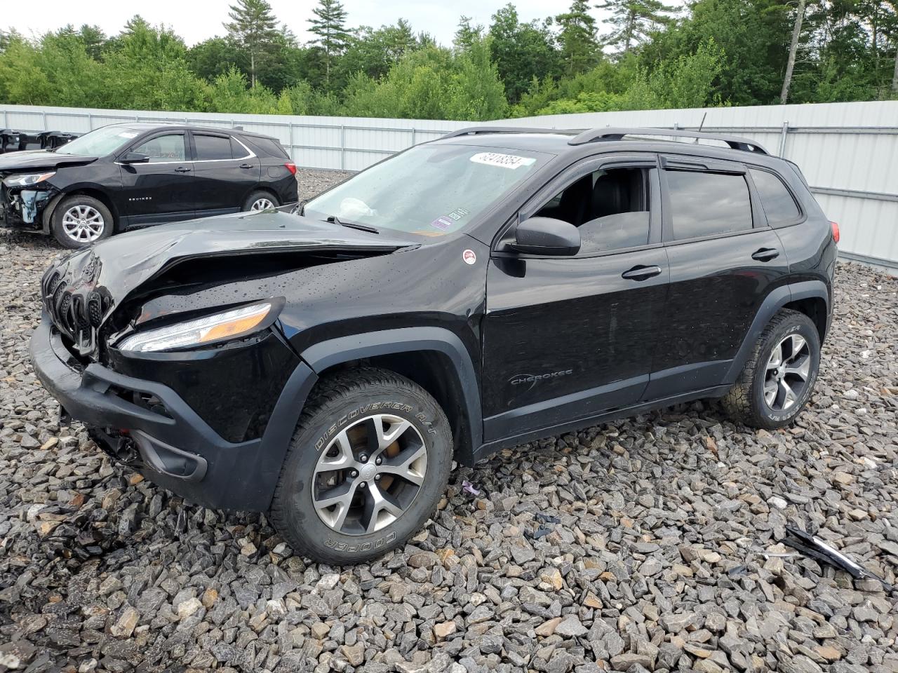 2017 Jeep Cherokee Trailhawk на продаже в Windham, ME - Front End