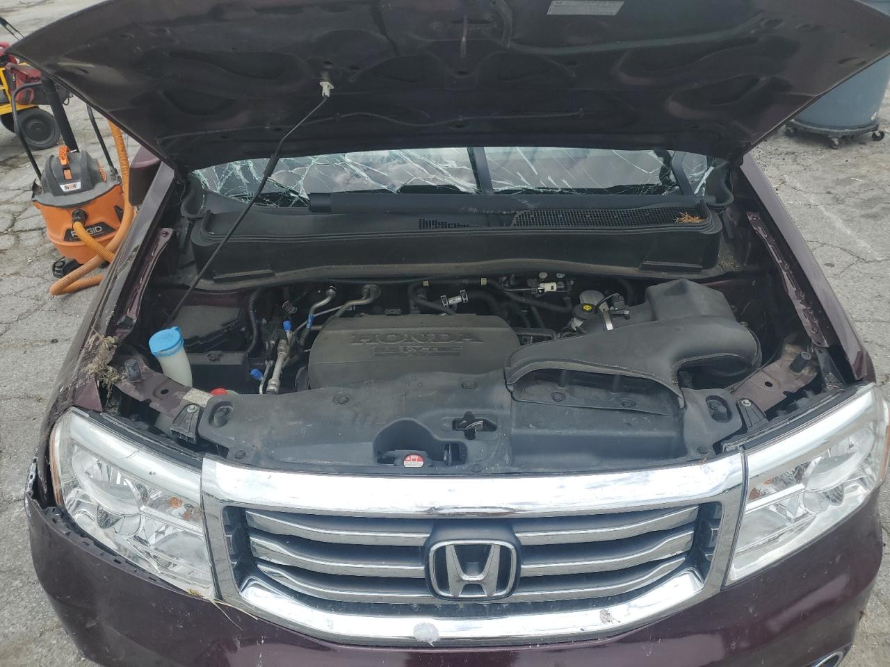 2014 Honda Pilot Touring VIN: 5FNYF4H95EB040773 Lot: 61466204