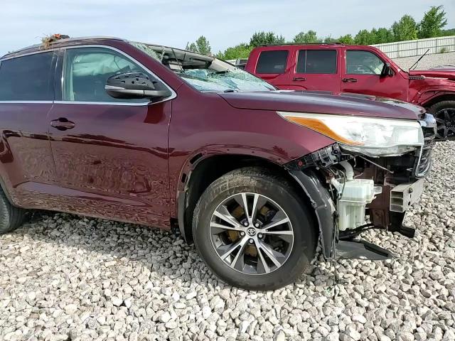 2016 Toyota Highlander Xle VIN: 5TDJKRFH0GS226479 Lot: 62078374
