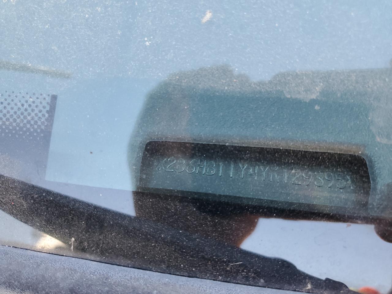 2000 Dodge Ram Van B1500 VIN: 2B6HB11Y4YK129395 Lot: 63708754