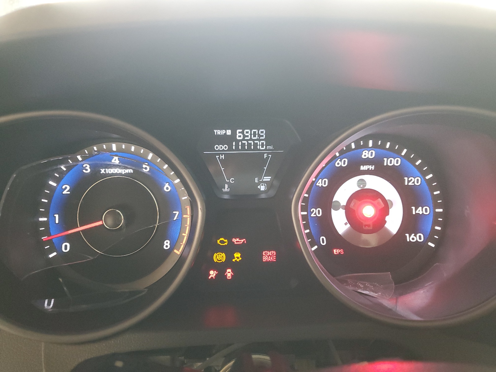 KMHDH4AE7DU983488 2013 Hyundai Elantra Gls