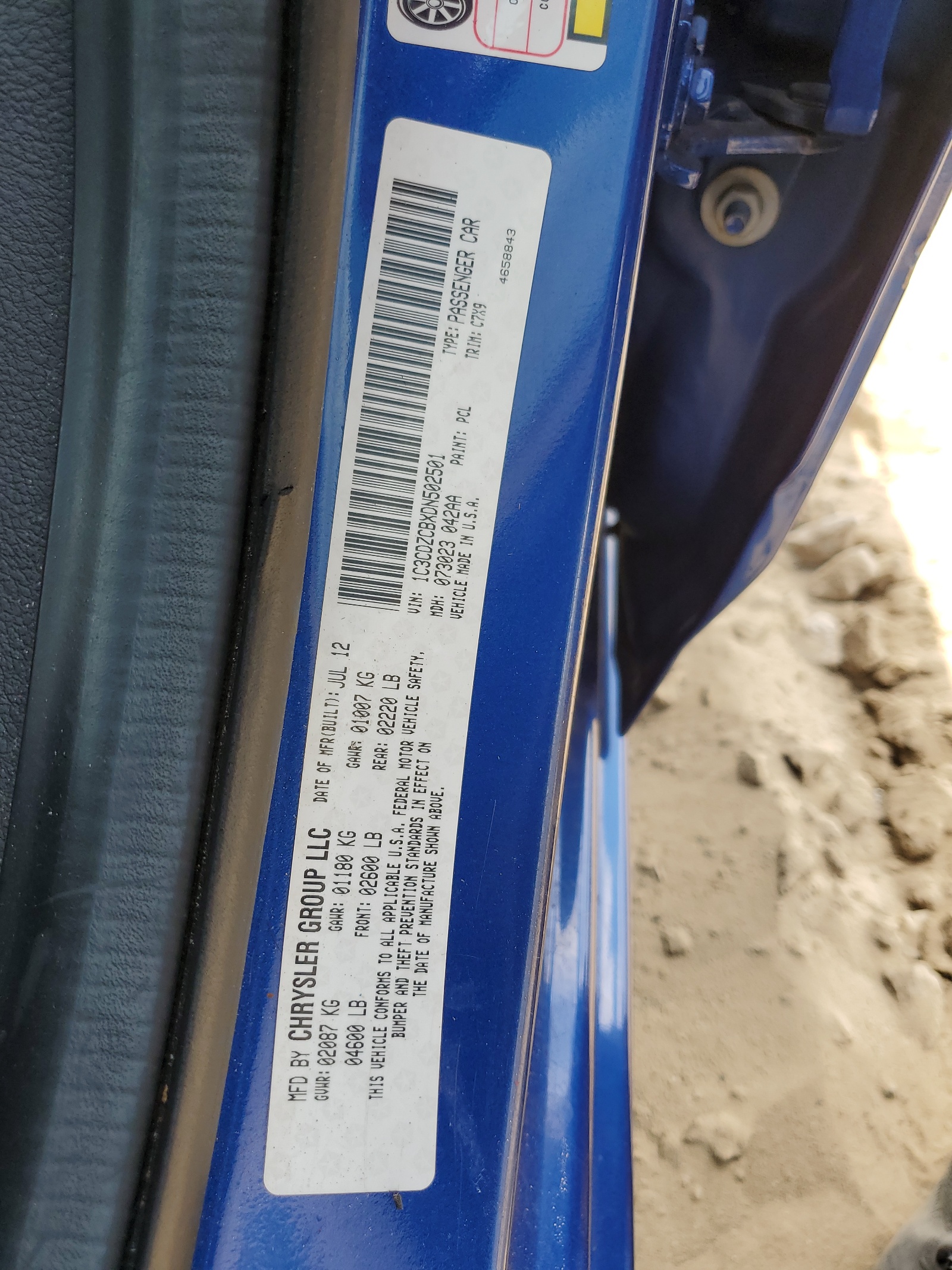 1C3CDZCBXDN502501 2013 Dodge Avenger Sxt