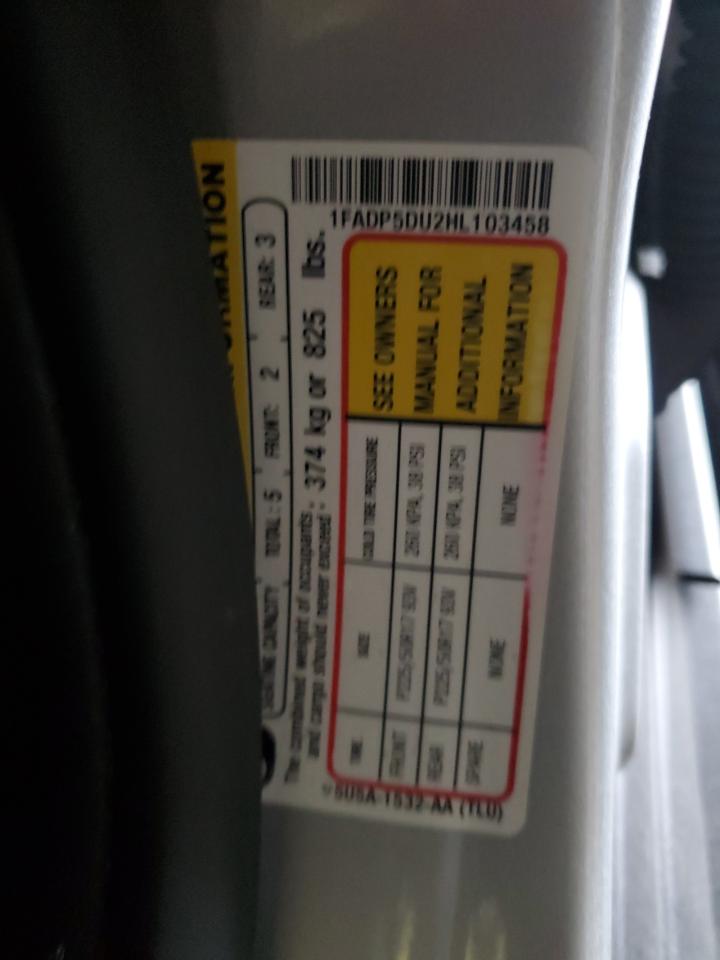 2017 Ford C-Max Titanium VIN: 1FADP5DU2HL103458 Lot: 63887684