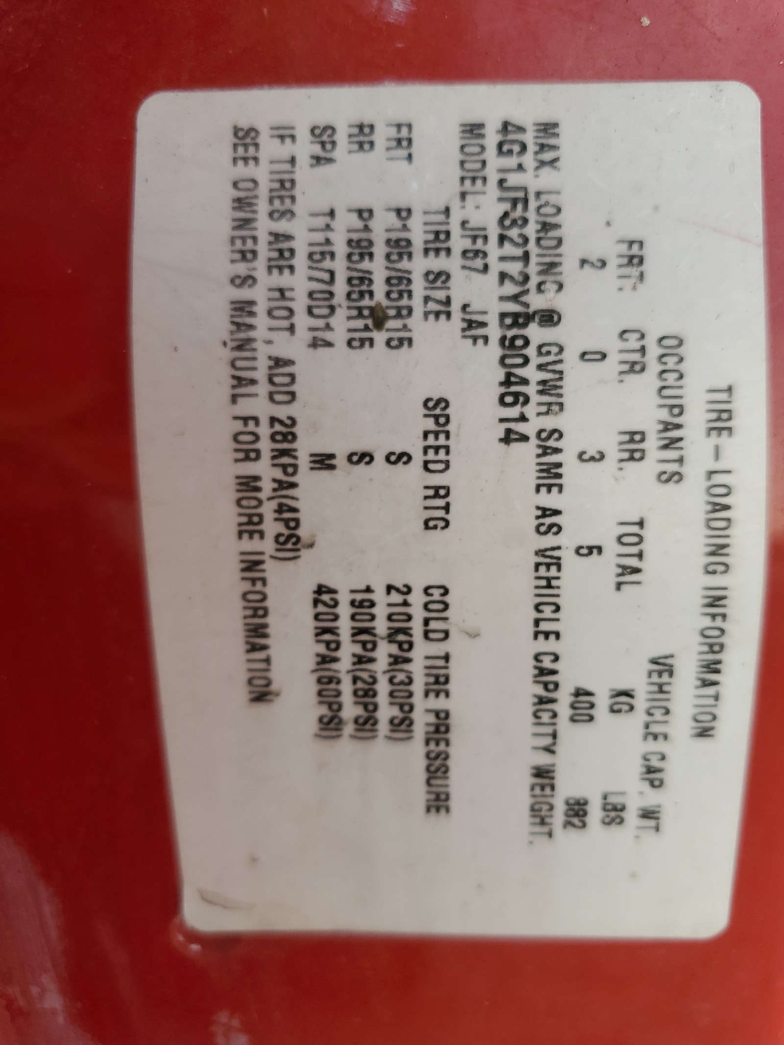 4G1JF32T2YB904614 2000 Chevrolet Cavalier Z24