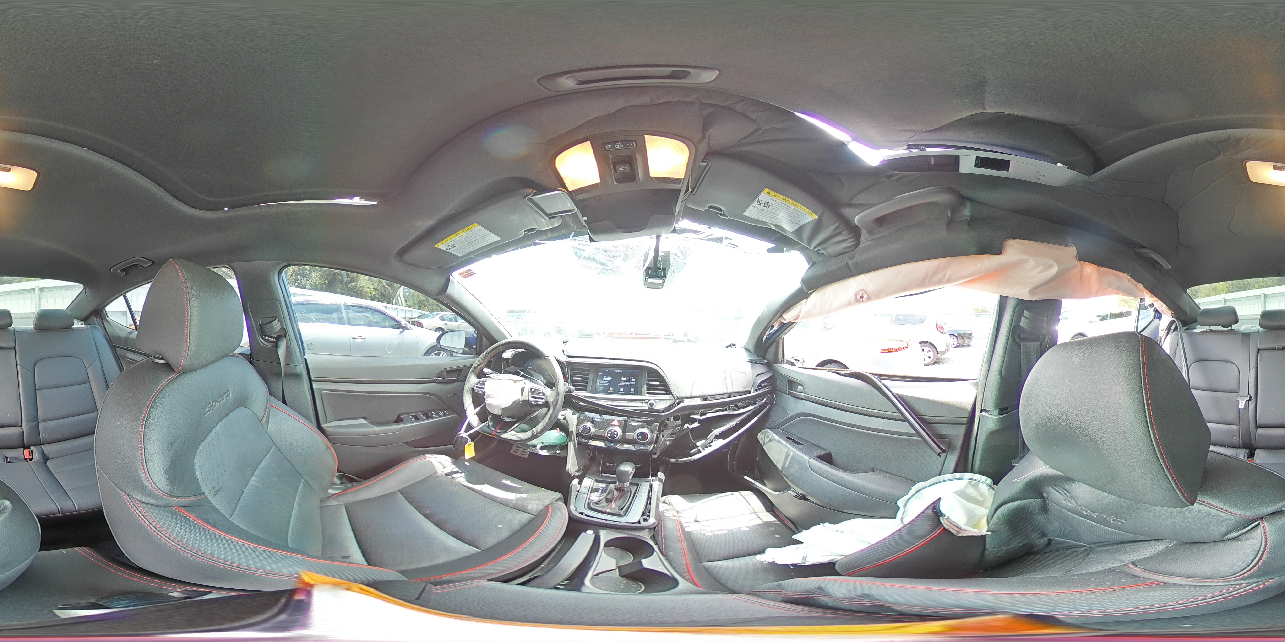 2019 Hyundai Elantra Sport VIN: KMHD04LB8KU855526 Lot: 61841004