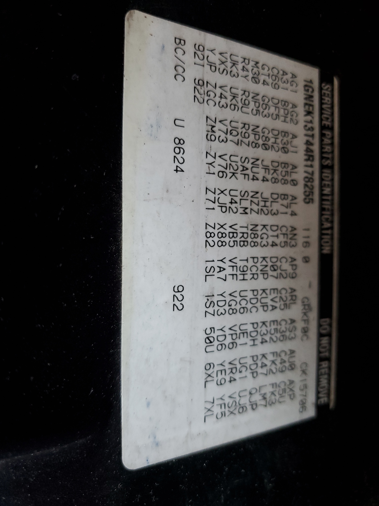 1GNEK13T44R178255 2004 Chevrolet Tahoe K1500