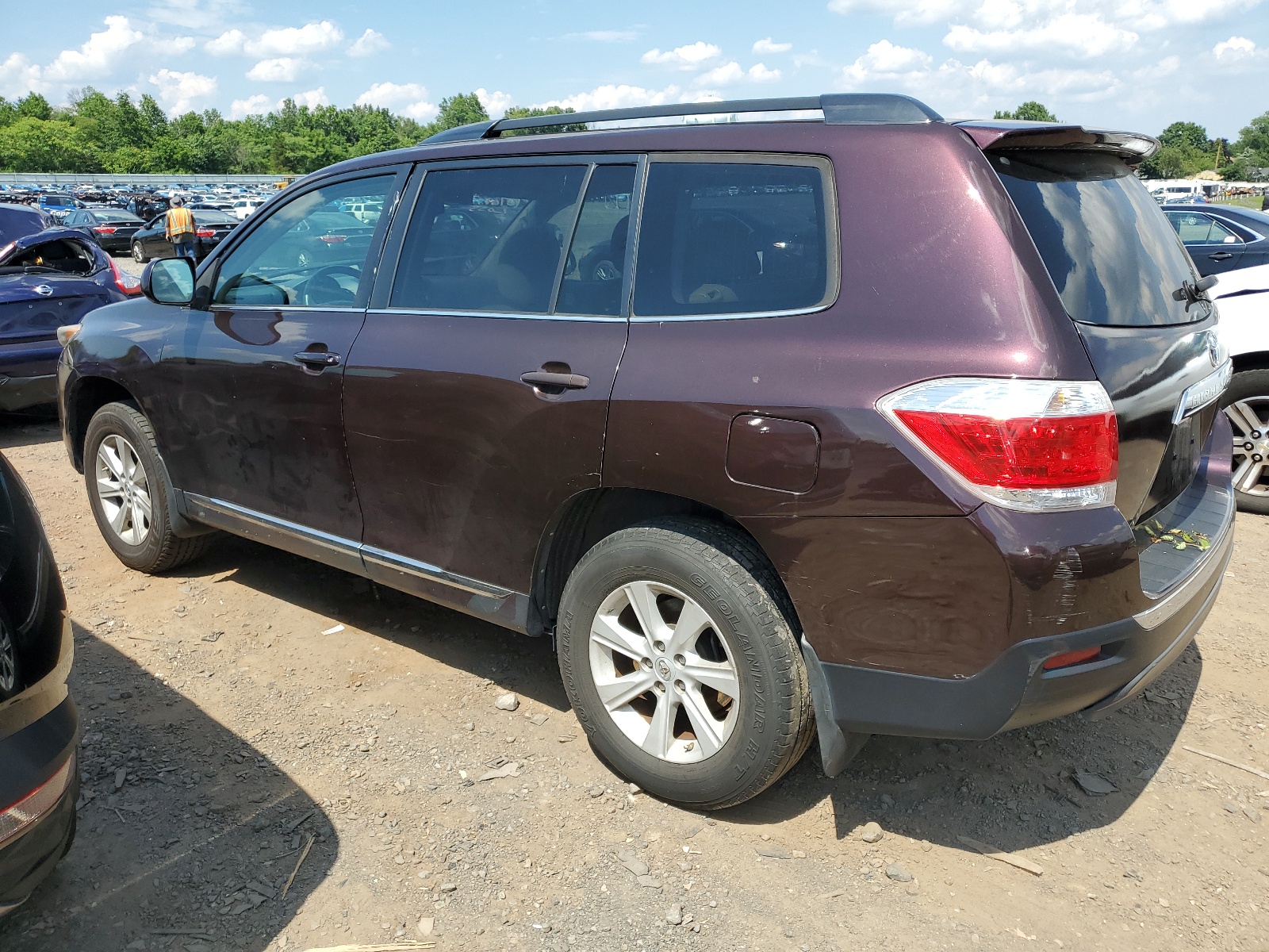 2013 Toyota Highlander Base vin: 5TDBK3EH7DS259056