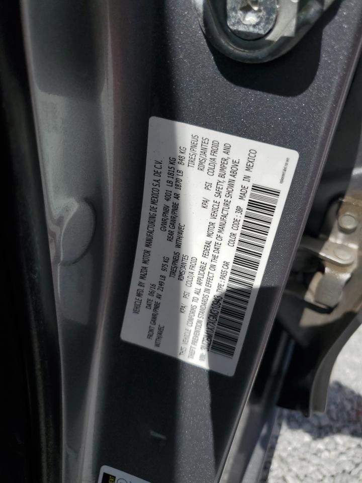 2016 Mazda 3 Grand Touring VIN: 3MZBM1X7XGM310943 Lot: 62391134