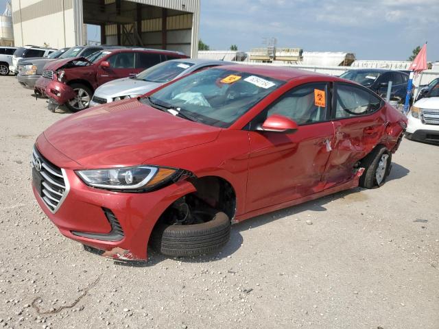  HYUNDAI ELANTRA 2018 Czerwony