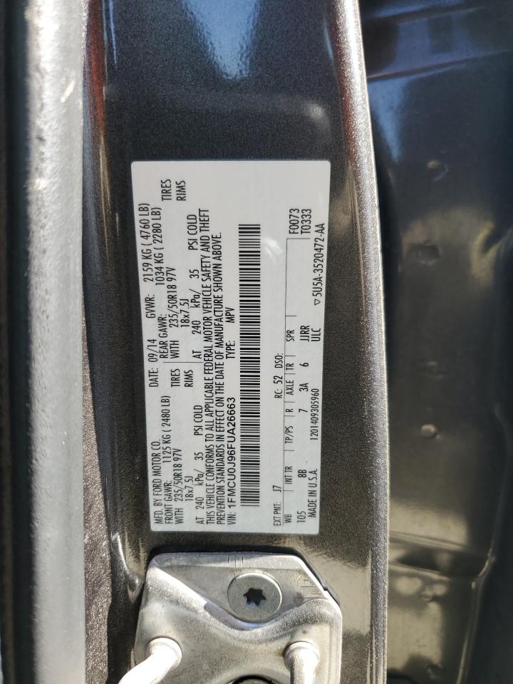 1FMCU0J96FUA26663 2015 Ford Escape Titanium