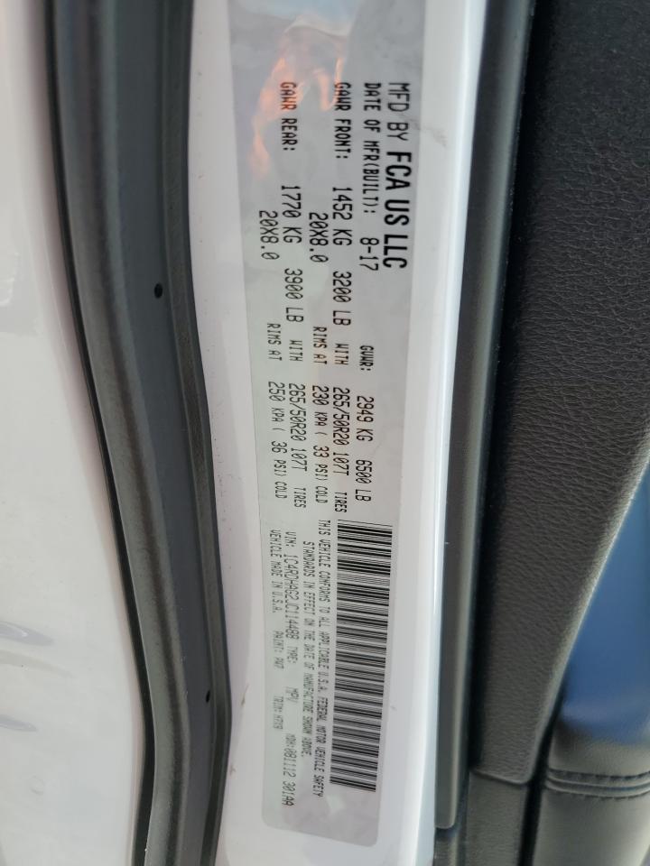 2018 Dodge Durango Sxt VIN: 1C4RDHAG2JC114488 Lot: 61420714