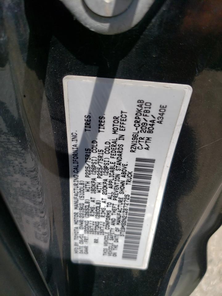 2001 Toyota Tacoma Xtracab Prerunner VIN: 5TESM92N21Z872725 Lot: 63911774