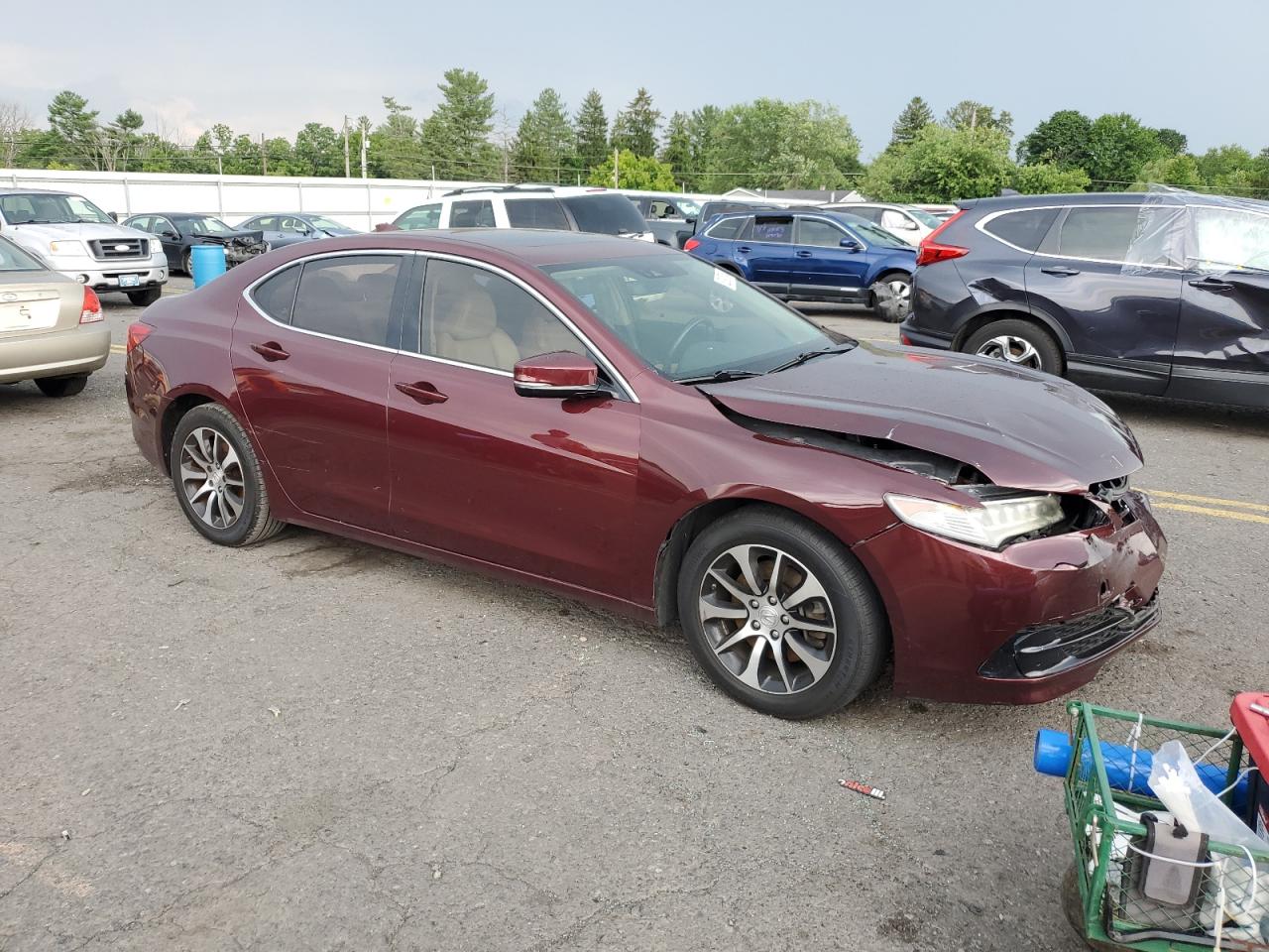 2015 Acura Tlx Tech VIN: 19UUB1F55FA001637 Lot: 62907264