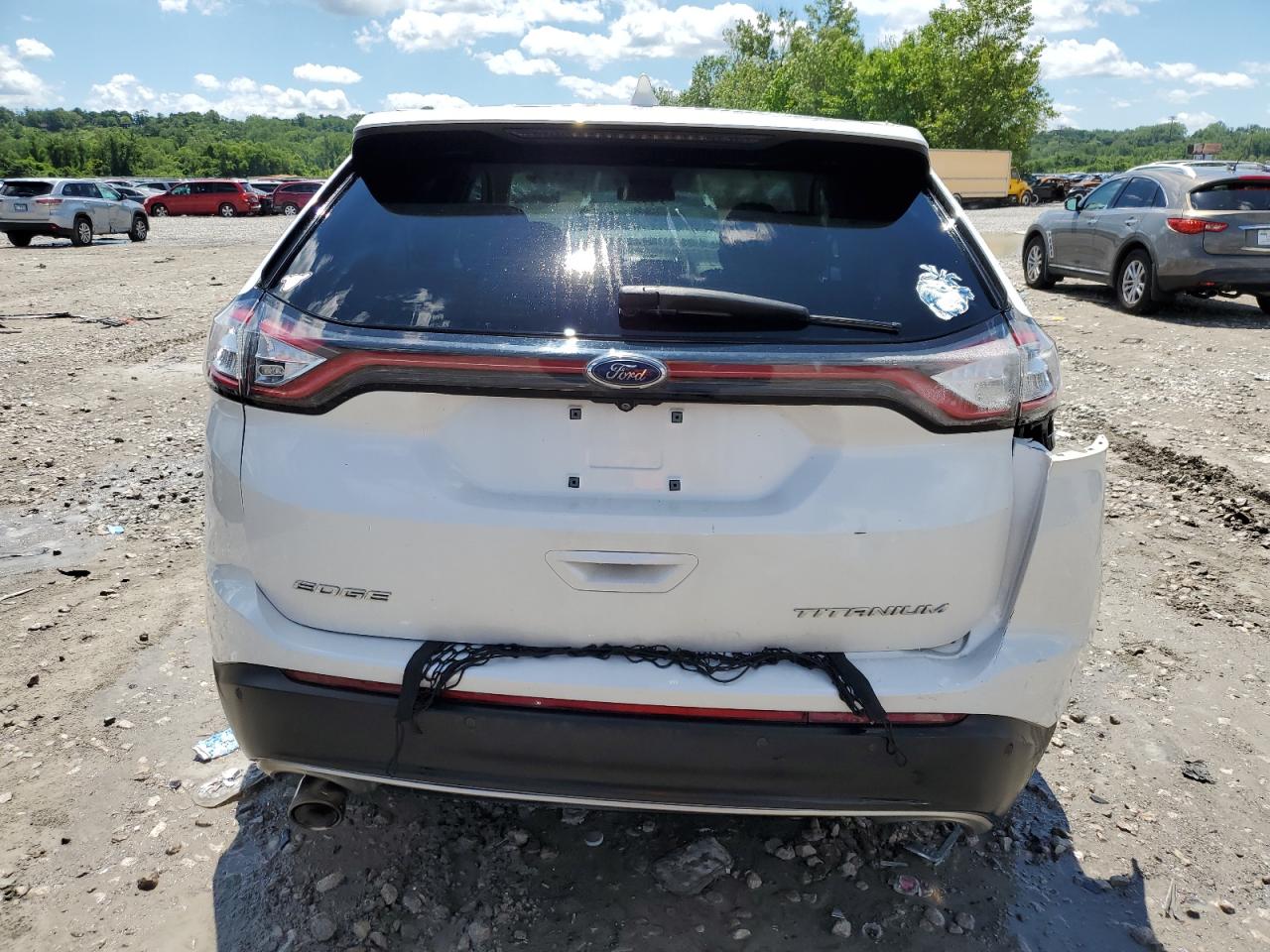 2016 Ford Edge Titanium VIN: 2FMPK3K83GBC35767 Lot: 61822224