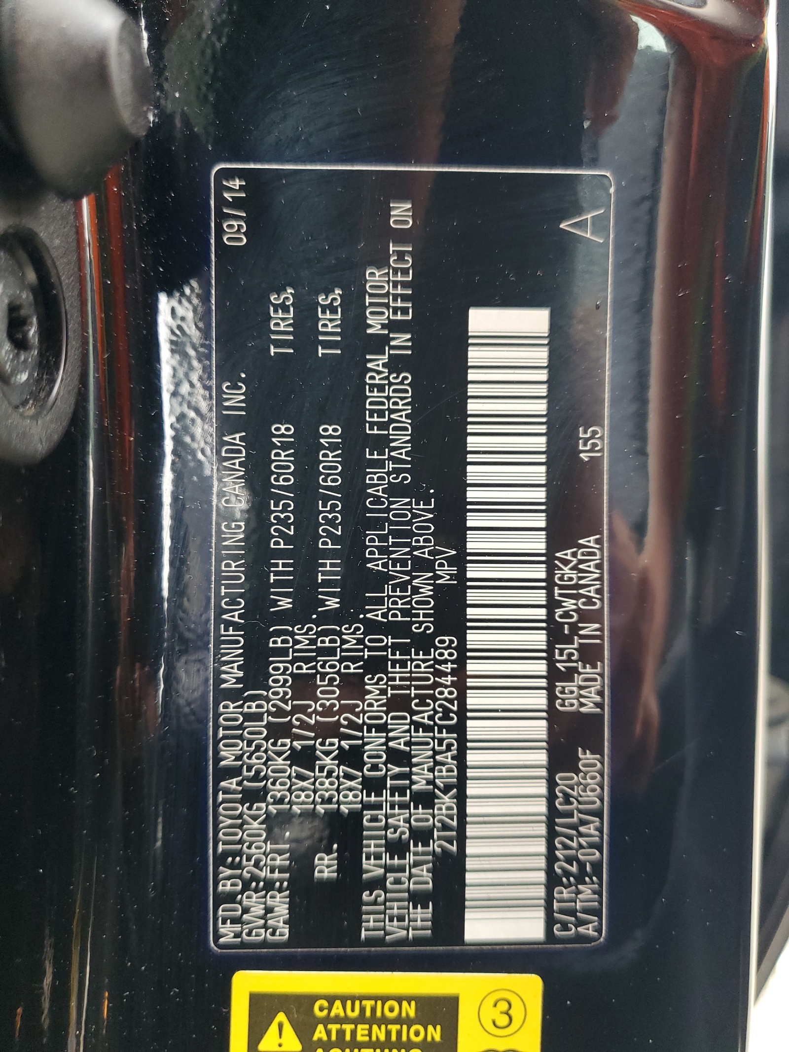 2T2BK1BA5FC284489 2015 Lexus Rx 350 Base