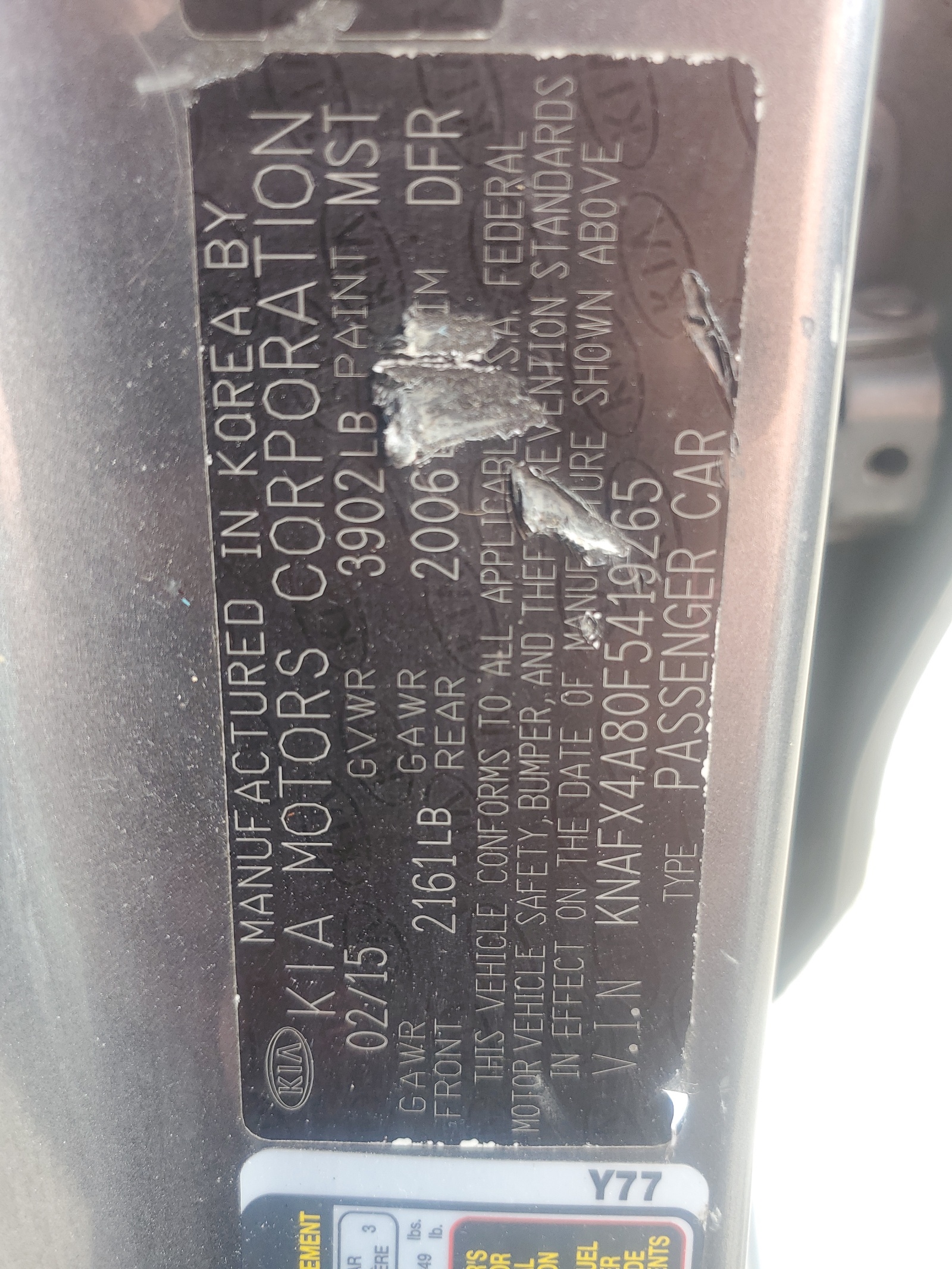 KNAFX4A80F5419265 2015 Kia Forte Ex