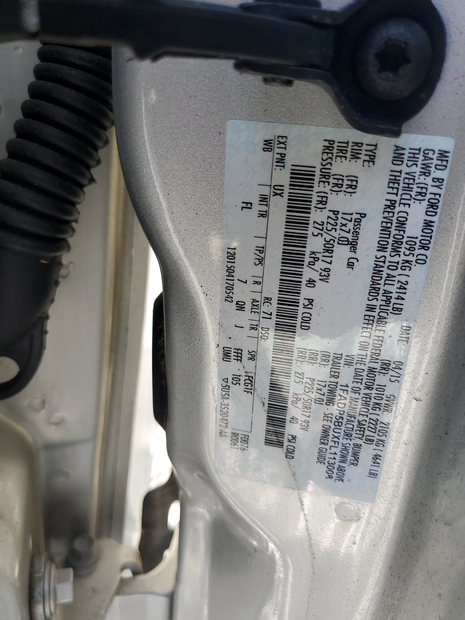 1FADP5BUXFL113008 2015 Ford C-Max Sel