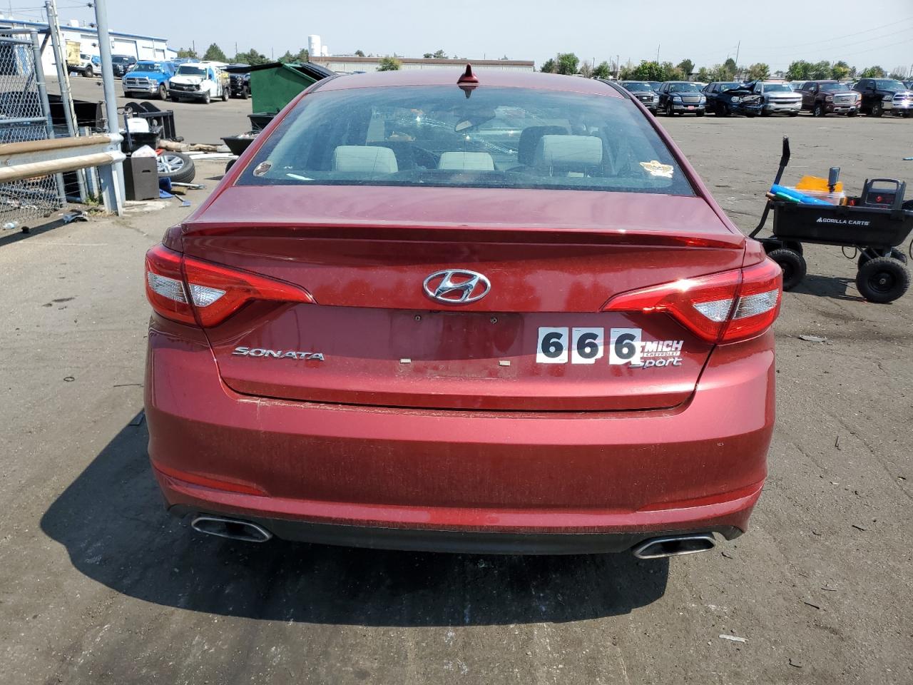 2016 Hyundai Sonata Sport VIN: 5NPE34AF3GH298743 Lot: 63642734