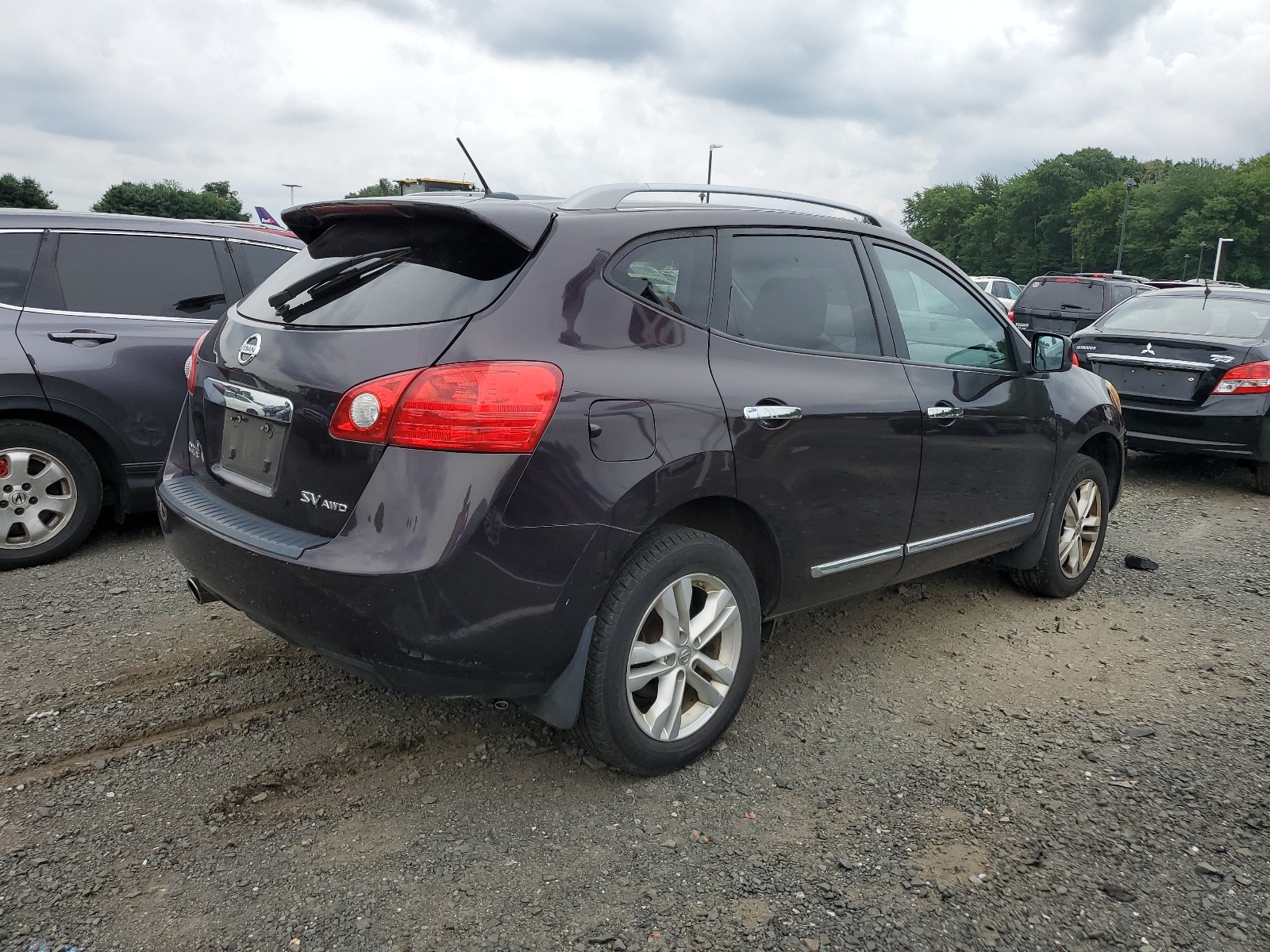 2012 Nissan Rogue S vin: JN8AS5MV3CW373038