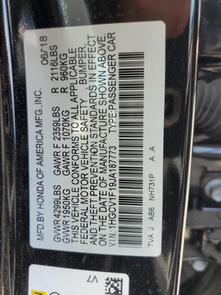 1HGCV1F19JA187773 2018 HONDA ACCORD - Image 15