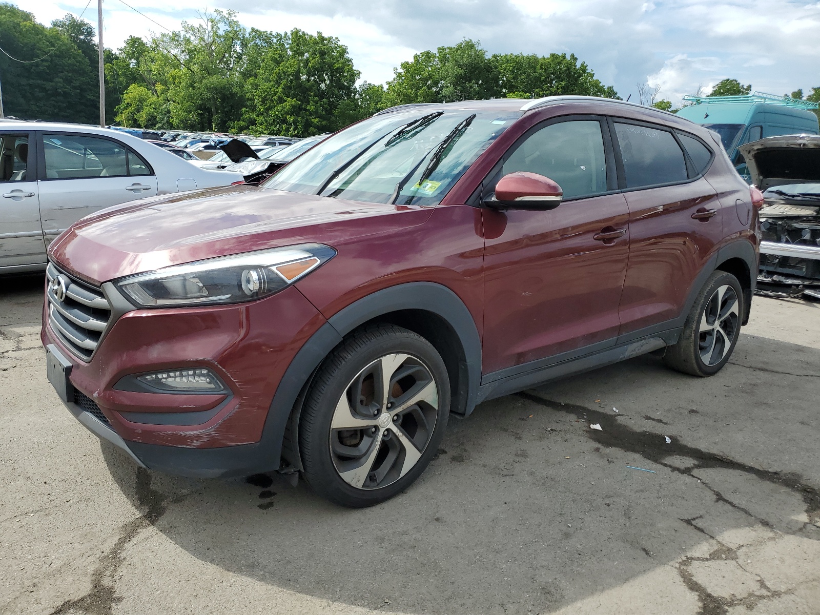 2016 Hyundai Tucson Limited vin: KM8J3CA29GU160440