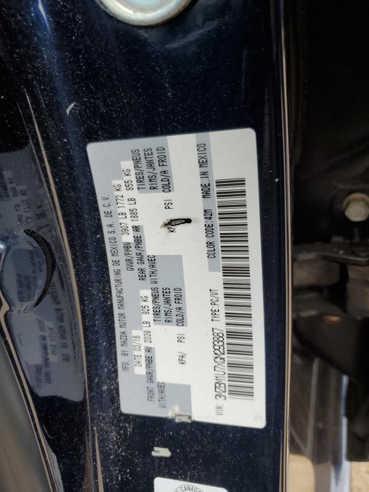 2016 Mazda 3 Sport VIN: 3MZBM1U7XGM293887 Lot: 63671564