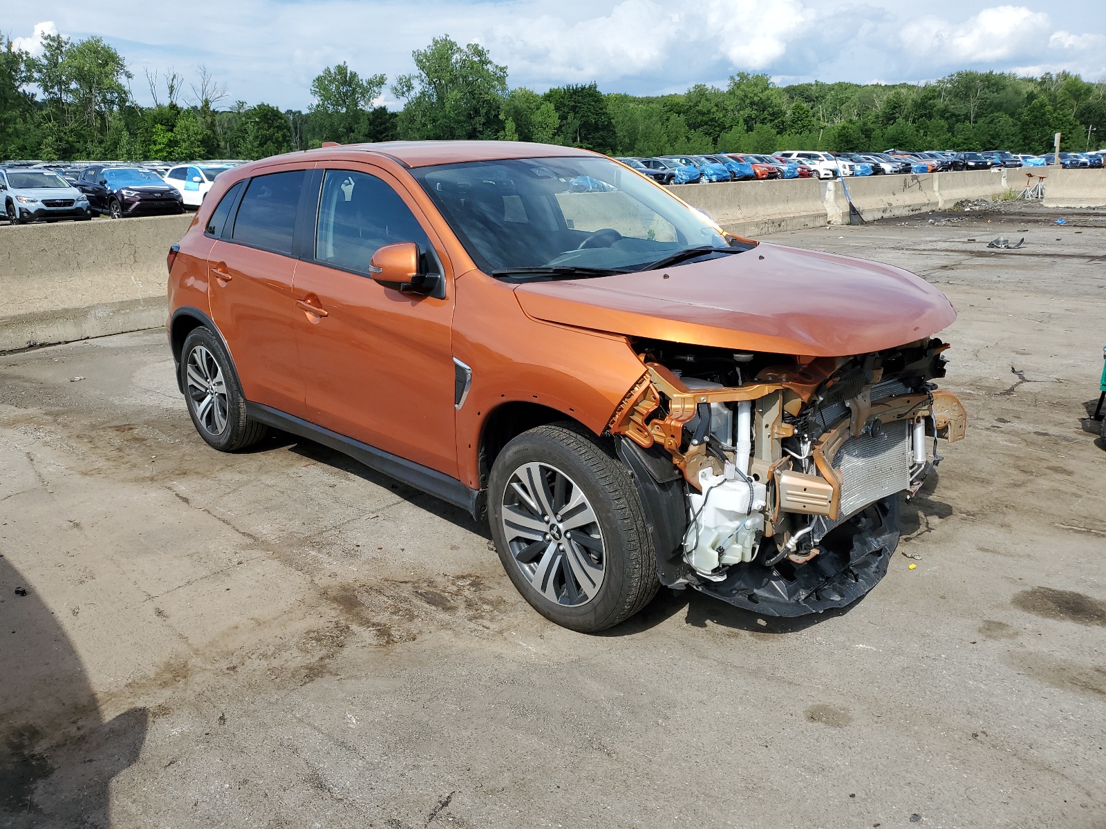 2022 Mitsubishi Outlander Sport Es vin: JA4ARUAU0NU023677