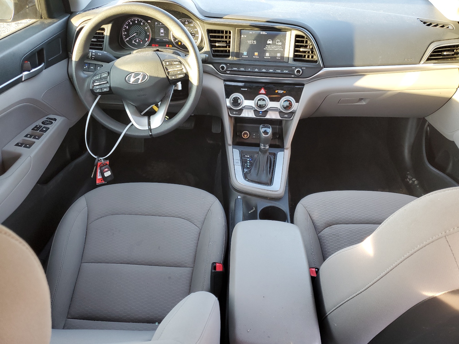 KMHD84LFXKU855698 2019 Hyundai Elantra Sel