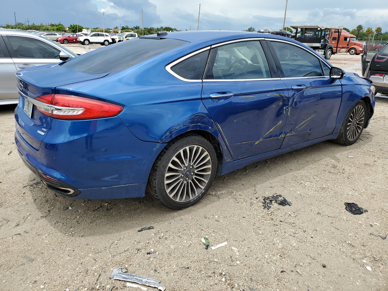 2017 Ford Fusion Se vin: 3FA6P0H95HR150101