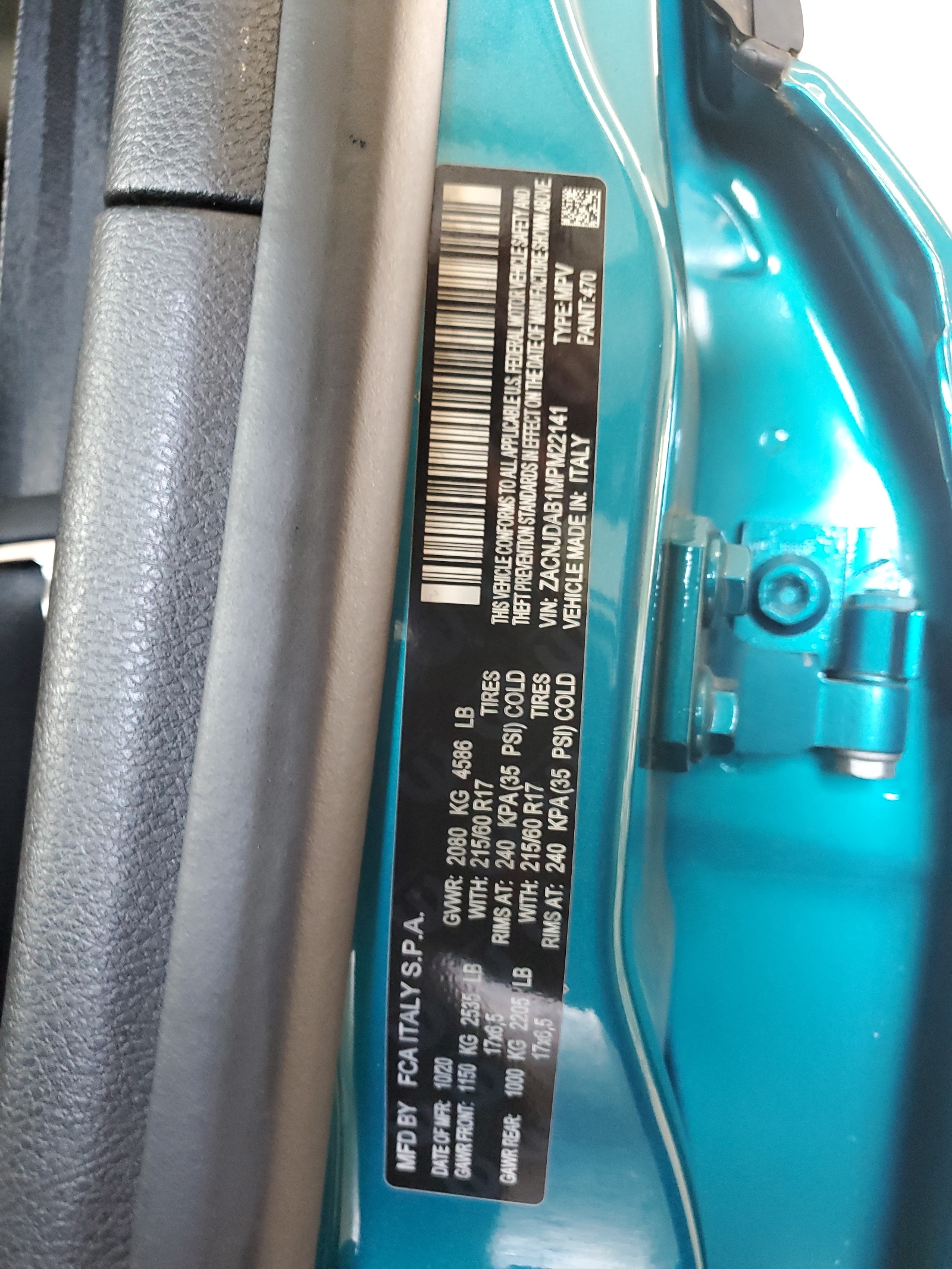 ZACNJDAB1MPM22141 2021 Jeep Renegade Upland 4X4