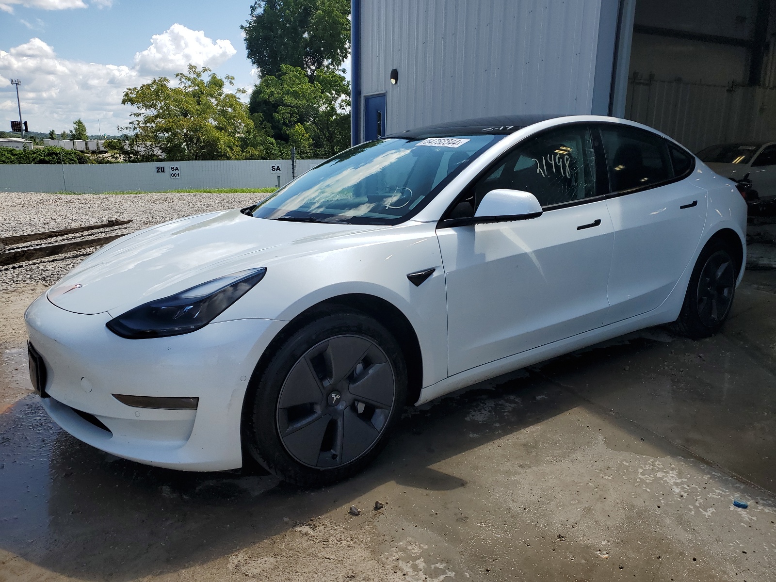 2022 Tesla Model 3 vin: 5YJ3E1EBXNF273406