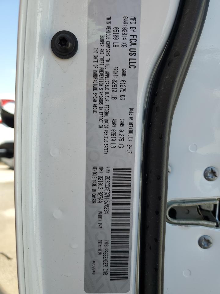 2017 Chrysler 300C VIN: 2C3CCAEG7HH570234 Lot: 63777104