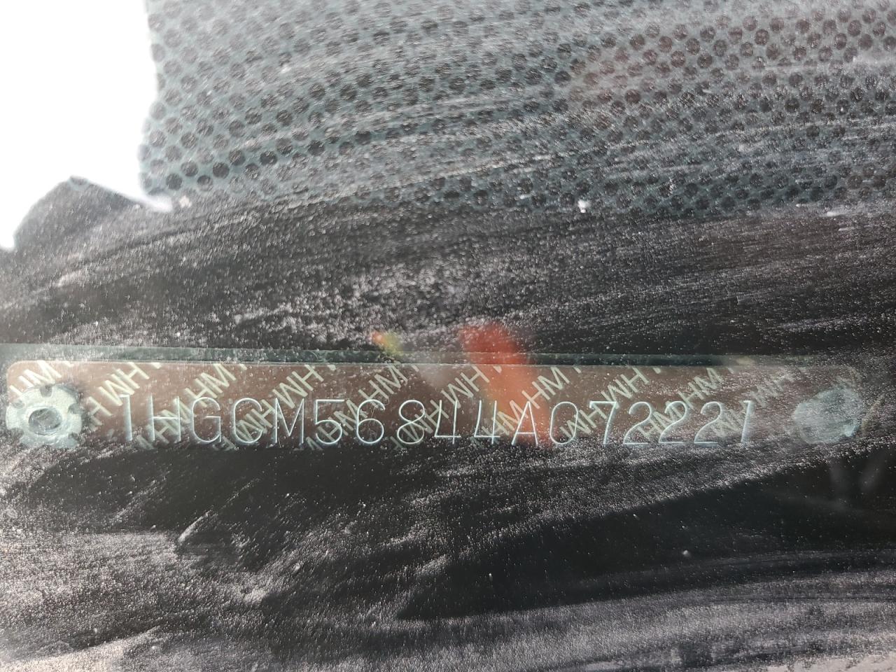 2004 Honda Accord Ex VIN: 1HGCM56844A072221 Lot: 62293094