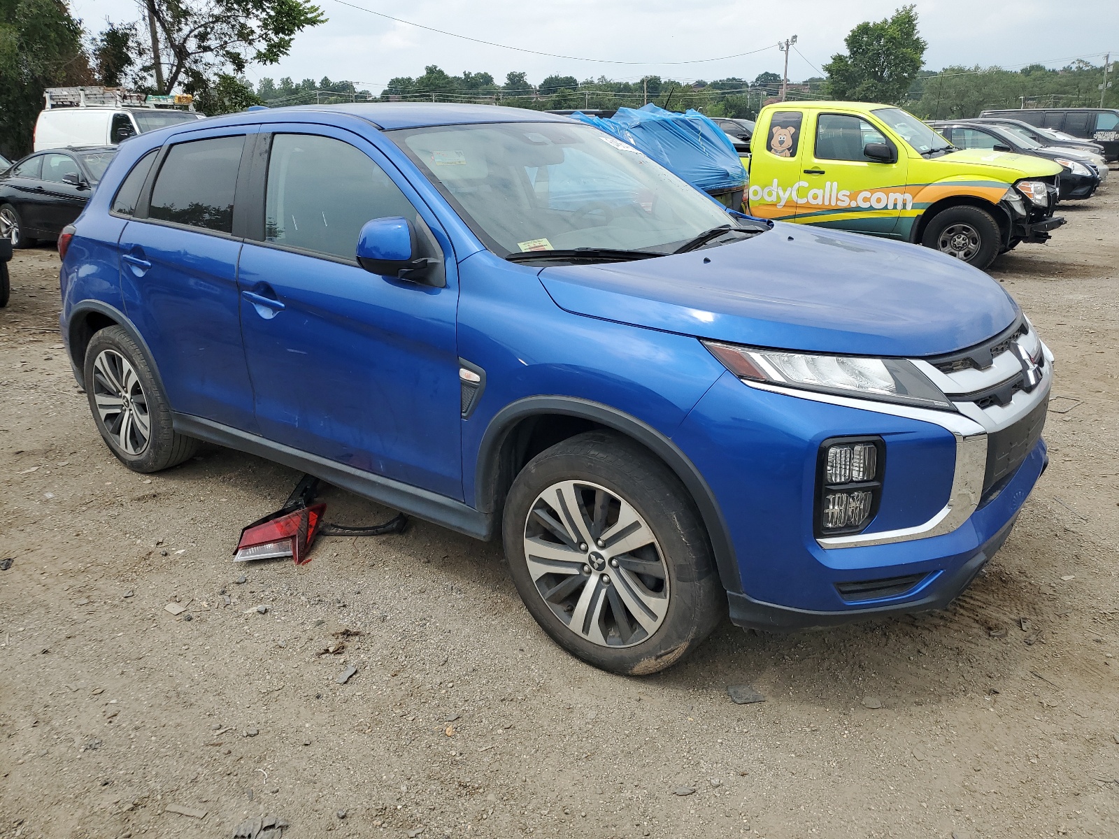 2021 Mitsubishi Outlander Sport Es vin: JA4APUAU7MU008002