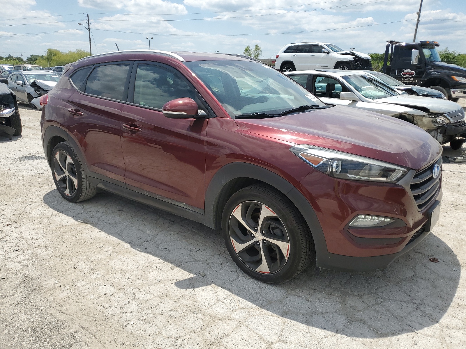 2016 Hyundai Tucson Limited vin: KM8J33A27GU088539