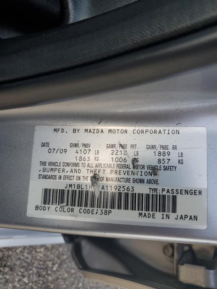 2010 Mazda 3 S VIN: JM1BL1H51A1192563 Lot: 63003914