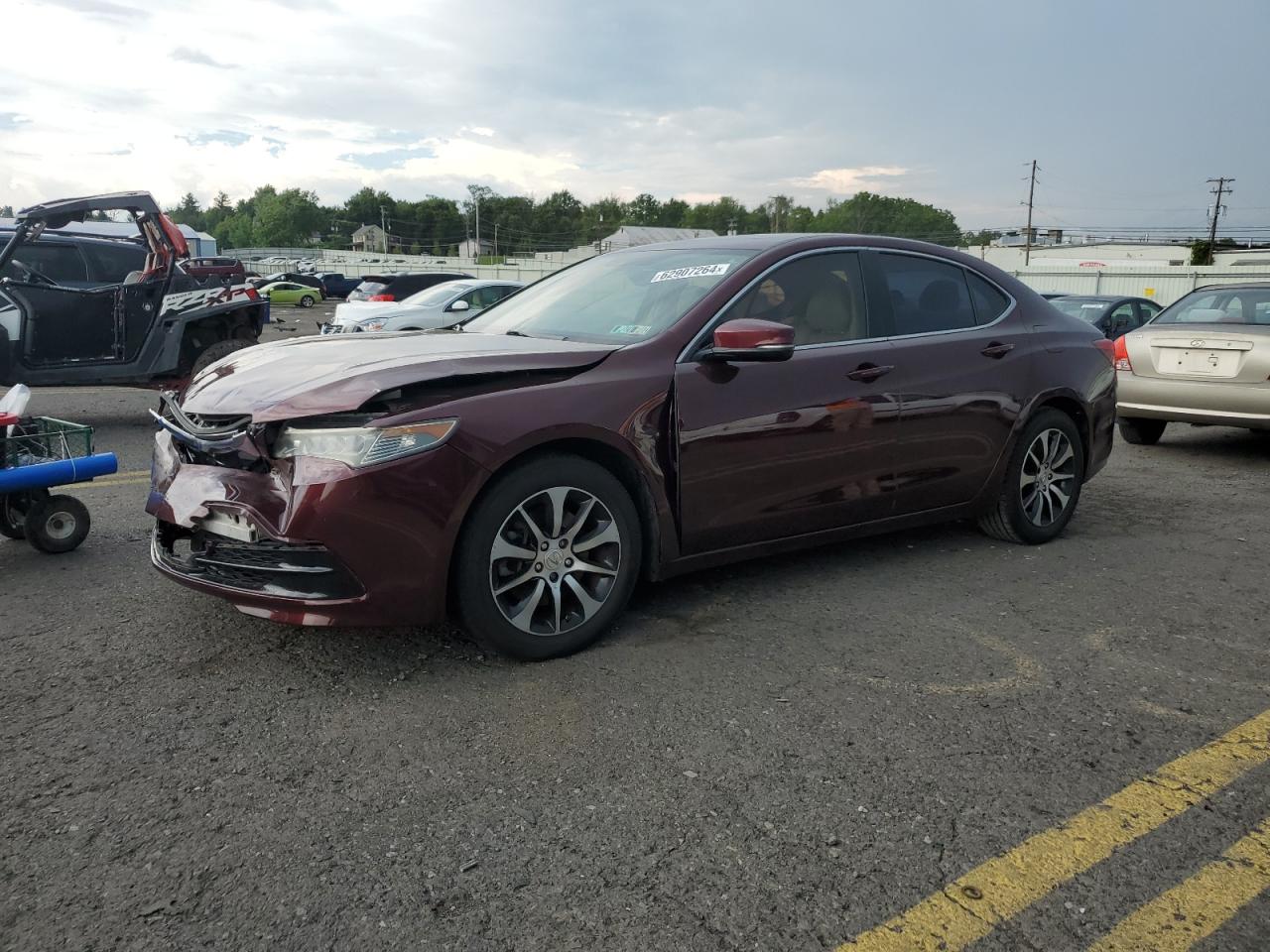 2015 Acura Tlx Tech VIN: 19UUB1F55FA001637 Lot: 62907264