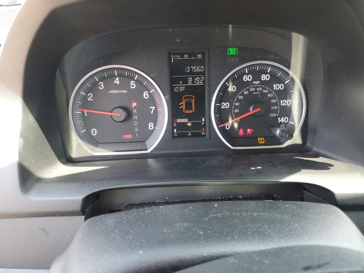 2009 Honda Cr-V Exl VIN: JHLRE38799C015770 Lot: 65343574