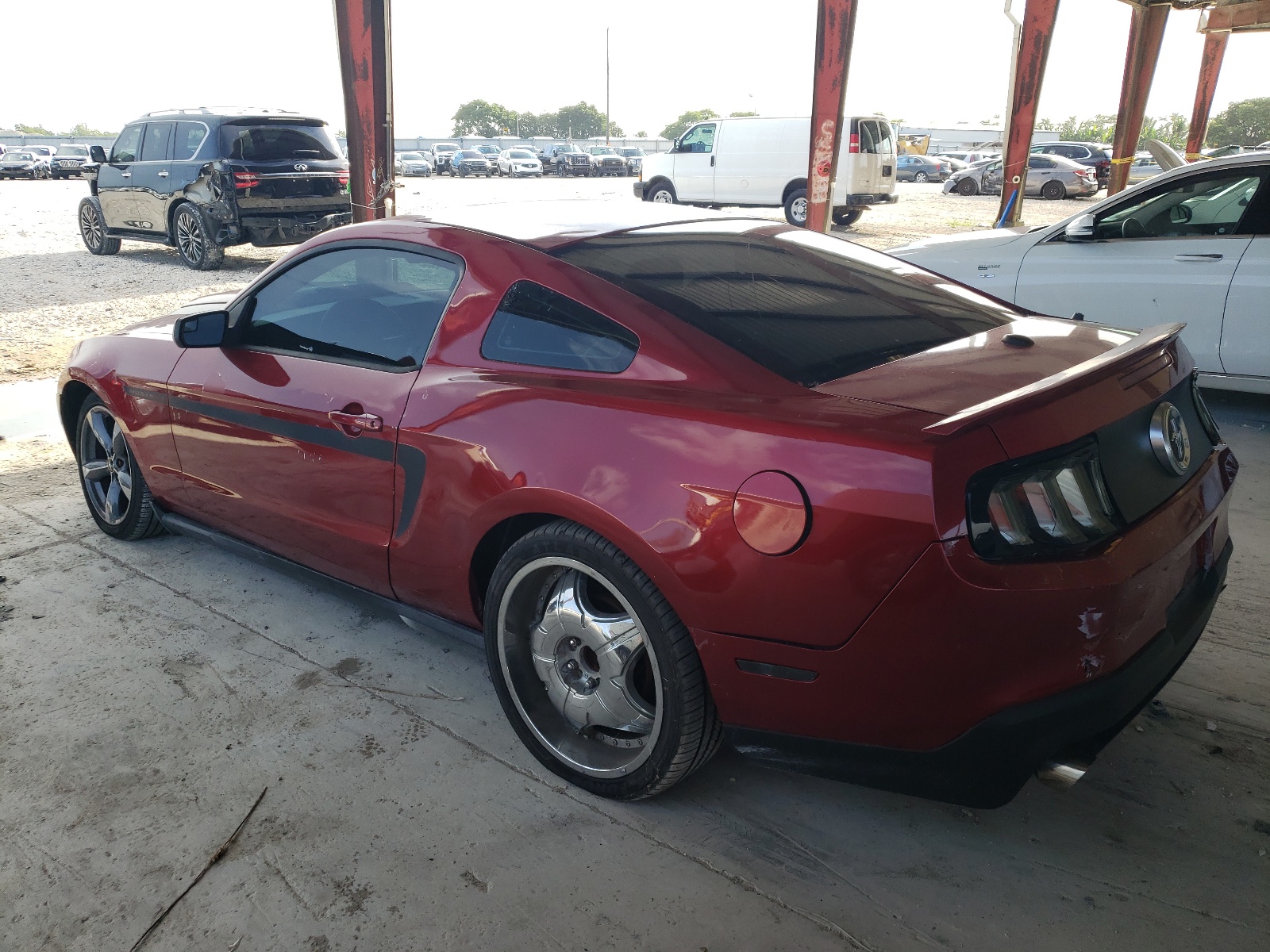 2012 Ford Mustang vin: 1ZVBP8AM6C5255731